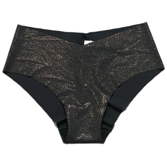 Victorias Secret No Show Seamless Supersoft Shimmery Hiphugger Hipster Panty M - Picture 3 of 4